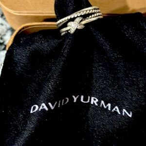 David Yurman X Crossover with diamonds ring